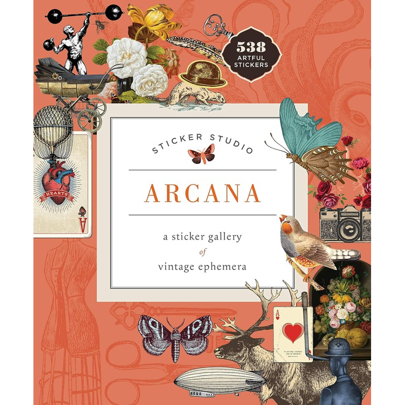 Arcana: แกลเลอรี่สติกเกอร์ของ Vintage Ephemera Arcana: A Sticker Gallery of Vintage Ephemera