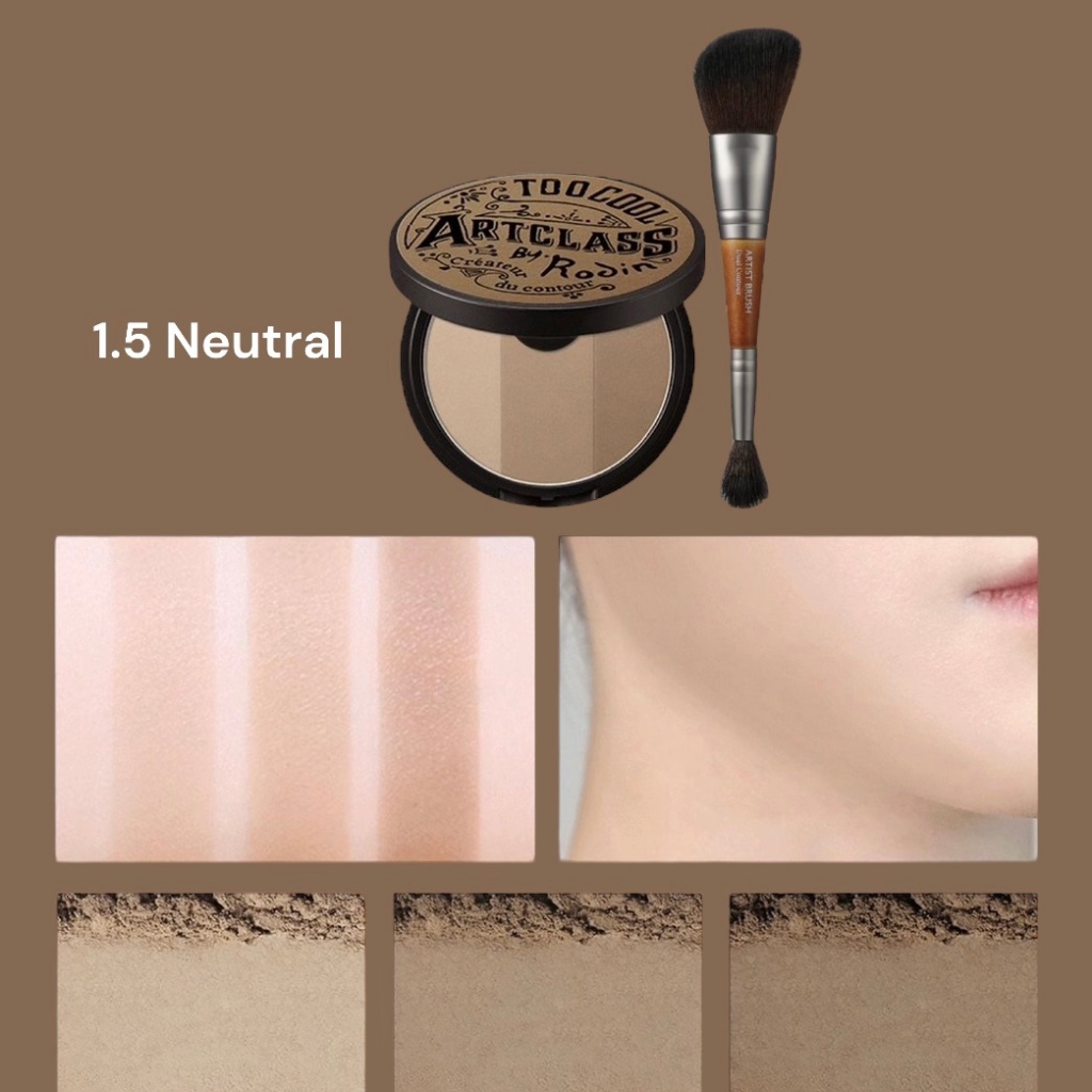 Too Cool For School By Rodin Shading เฉดดิ้งเนื้อฝุ่น 3 เฉดสี ⁣⁣⁣⁣ ⁣⁣⁣⁣(ไม่มีแปรง) ราคา ถูกที่สุด ดีลบีเคเค แกลเลอรีภาพที่ 6