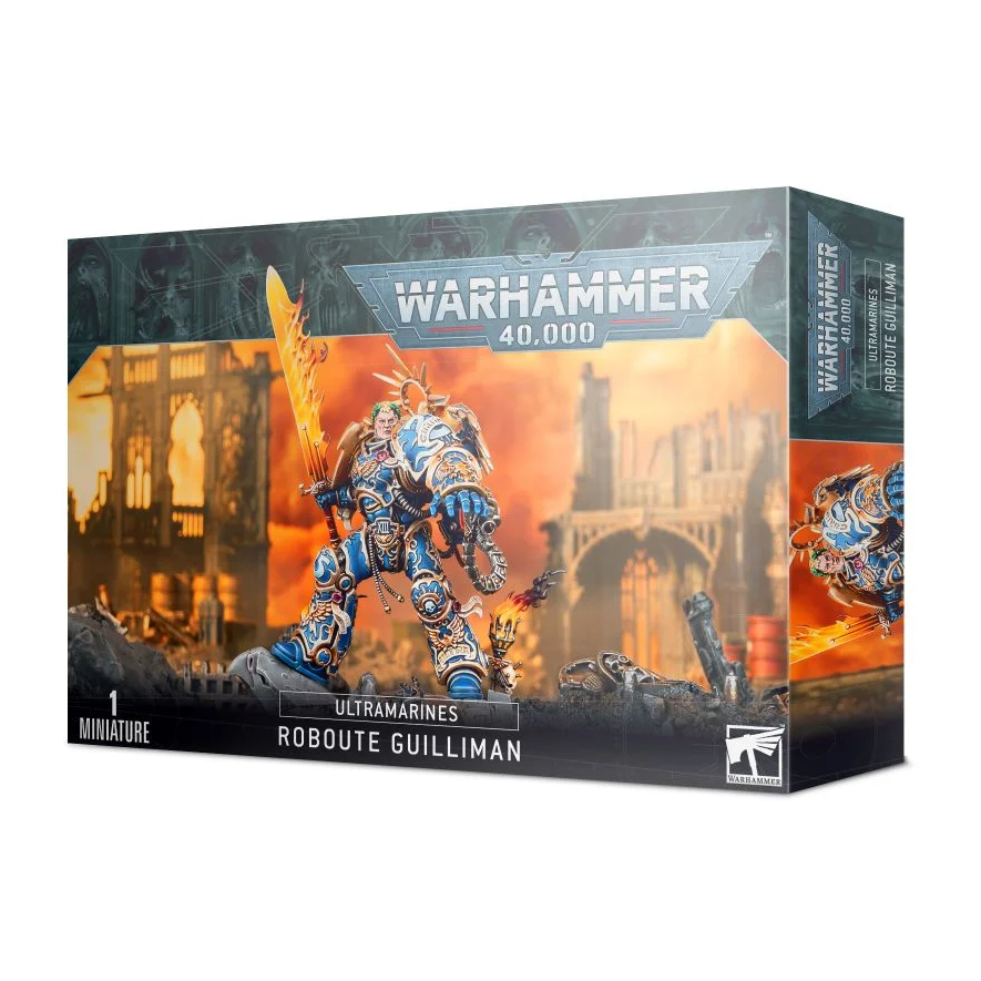 [200B พร้อมส่ง] Warhammer 40K:SPACE MARINES:ULTRAMARINES ROBOUTE GUILLIMAN โมเดลจำลอง