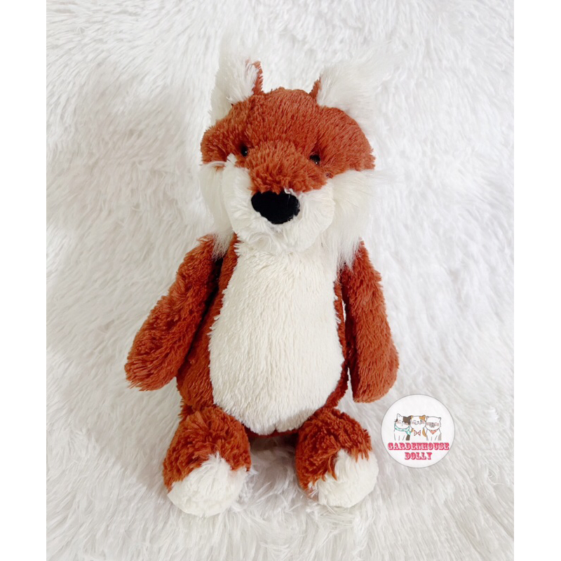 ตุ๊กตาหมาป่า Jellycat Bashful Fox Size 31 CM