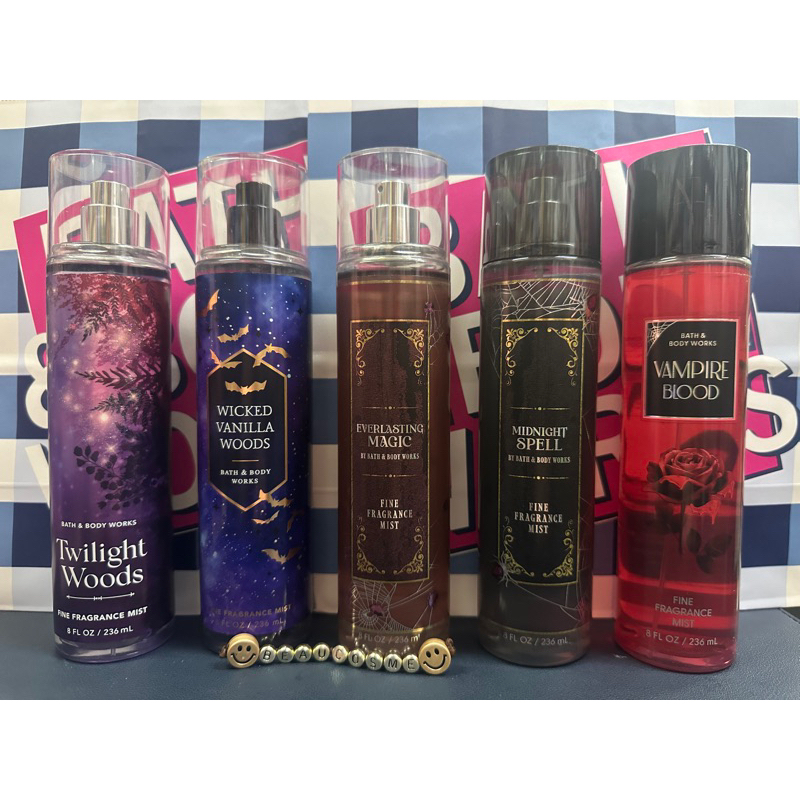 Bath&BodyWorks BodyMist บอดีสเปรย์ Halloween Collection