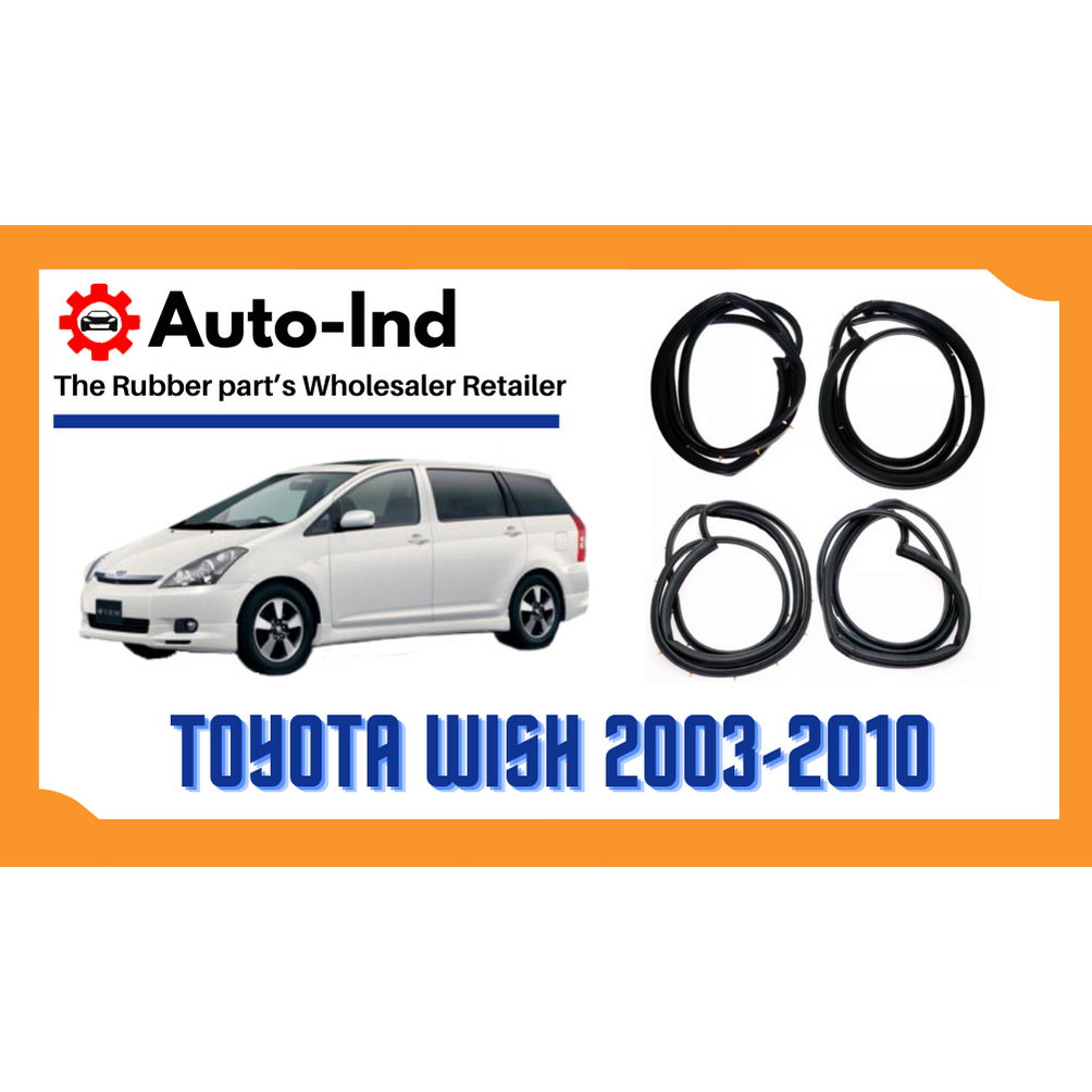 ยางขอบประตู Toyota Wish 2003-2010 ตรงรุ่น ฝั่งประตู [Door Weatherstrip]