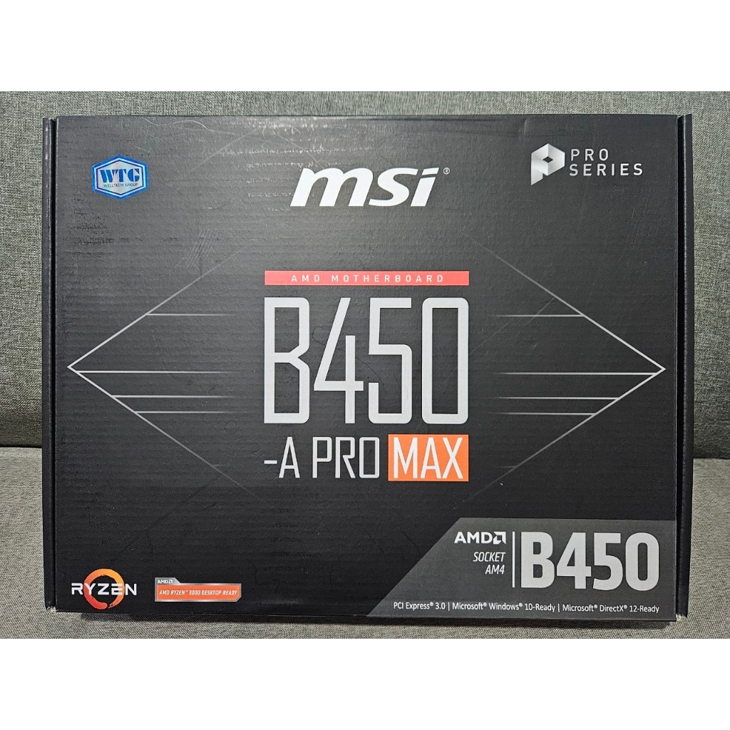 MAINBOARD AM4 MSI B450 A Pro Max สินค้ามือสอง