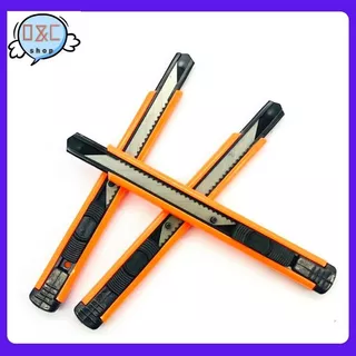 มีดคัตเตอร์อเนกประสงค์ รุ่น D1003 9 MM คัตเตอร์ด้ามแสตนเลส คัทเตอร์ อุปกรณ์สำนักงาน คัตเตอร์พกพา เครื่องเขียน ขนาดพกพา