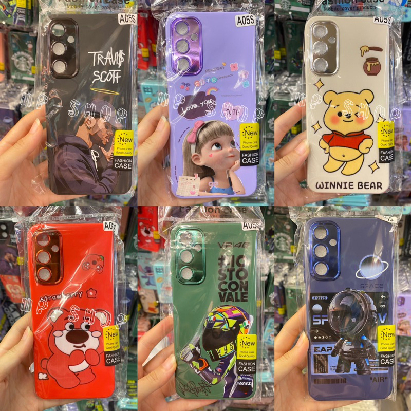 เคสกำมะหยี่ลายการ์ตูน สำหรับ Samsung A05/Samsung A05S พร้อมส่งในไทย
