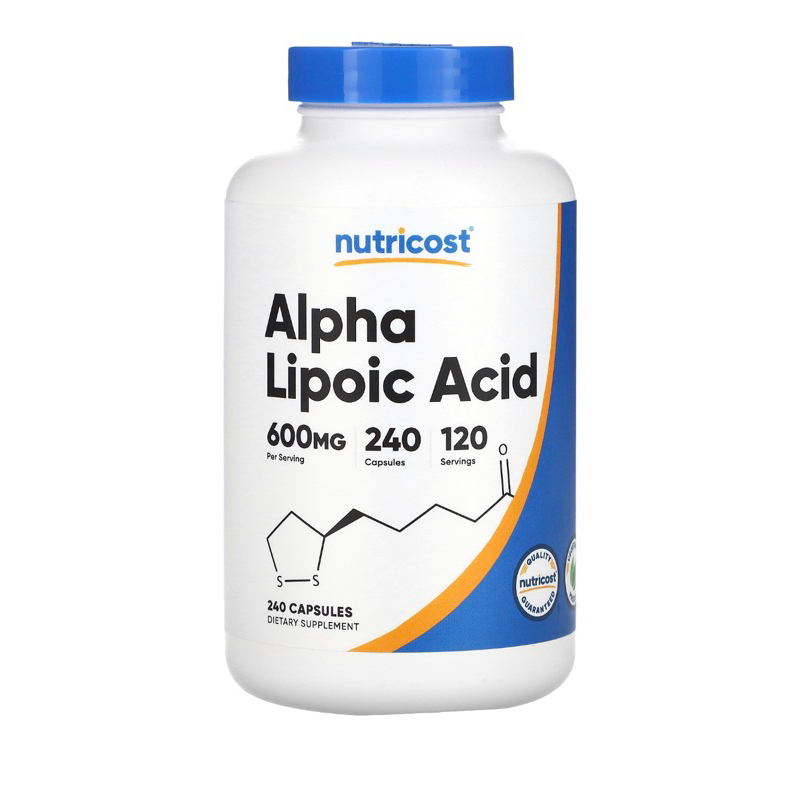 pre - Alpha Lipoic Acid (ALA) 300 mg 240 แคปซูล (600 mg preserving) แอลฟา ไลโปอิก แอซิด