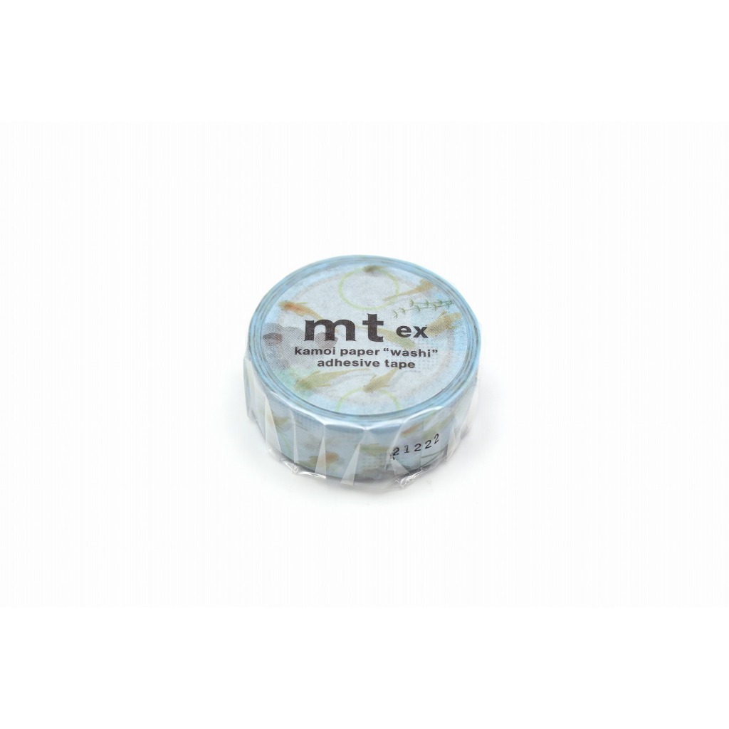 mt masking tape killifish (MTEX1P219) / เทปตกแต่งวาชิ ลาย killifish แบรนด์ mt masking tape จากประเทศญี่ปุ่น