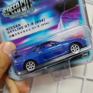 โมเดลรถเหล็ก Nissan GT-R R34 ลิขสิทธิ์แท้ งาน SPEED CITY จำหน่ายเฉพาะร้าน Toys RUS สเกล1/60 โมเดลรถ รถเหล็ก