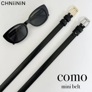 CHNiiNiN - como mini leather belt เข็มขัดหนังแท้ (ขนาดเส้น1.5ซม)