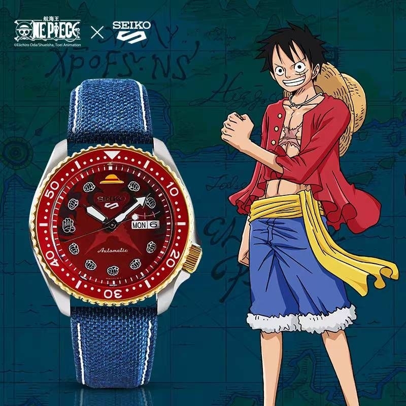 นาฬิกาลูฟี่ Seiko 5 Sports x One Piece ของแท้ 100% ฉลองครบรอบ 20 ปี