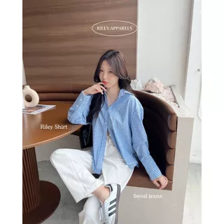 Riley.apparels - Riley shirt 9080 เสื้อเชิ้ตปักโลโก้