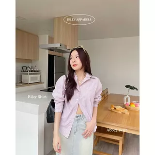Riley.apparels - Riley shirt 9080 เสื้อเชิ้ตปักโลโก้