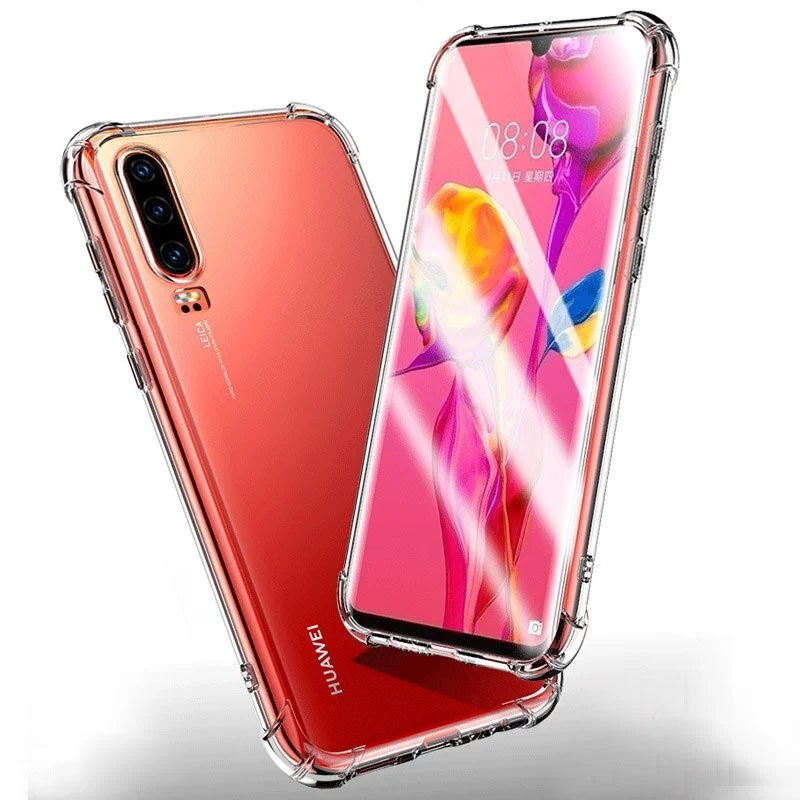 เคส Huawei P30 Lite ใส กันกระแทก TPU ขอบนูน thumbnail 9