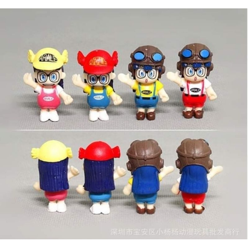 Modelการ์ตูนเซท 4 ชิ้น