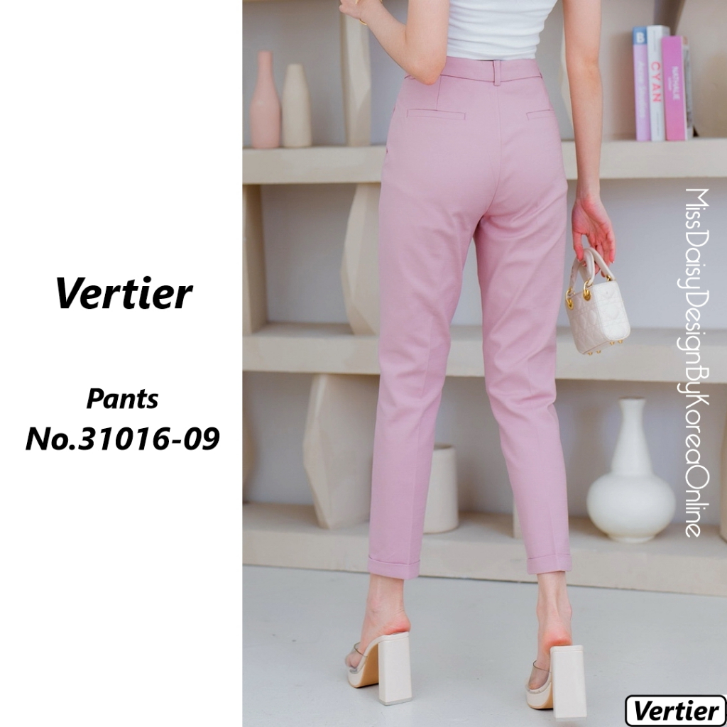 Vertier กางเกงขายาว 9 ส่วน No.31016 เนื้อผ้าชนิดใหม่ New Fabric !!! (Cotton 73％＋Nylon 16％ + Tencel 8% + Spandex 3%) - รูปที่ 4