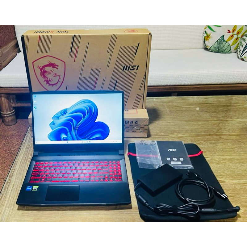 NOTEBOOK ( RTX3070 ) MSI GAMING i5 11400H RTX3070 เล่นได้ทุกเกมบนโลก จอเทพ 144hz sRGB100% M.2 1TB RA