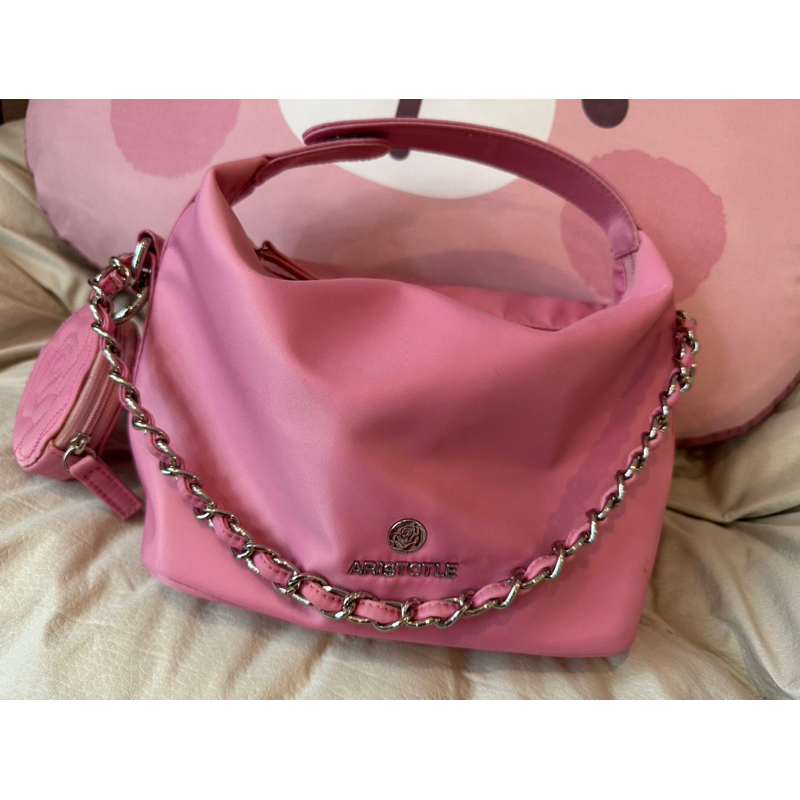 กระเป๋า Aristotle Bag ของแท้ #มือสอง #สีชมพูหวาน