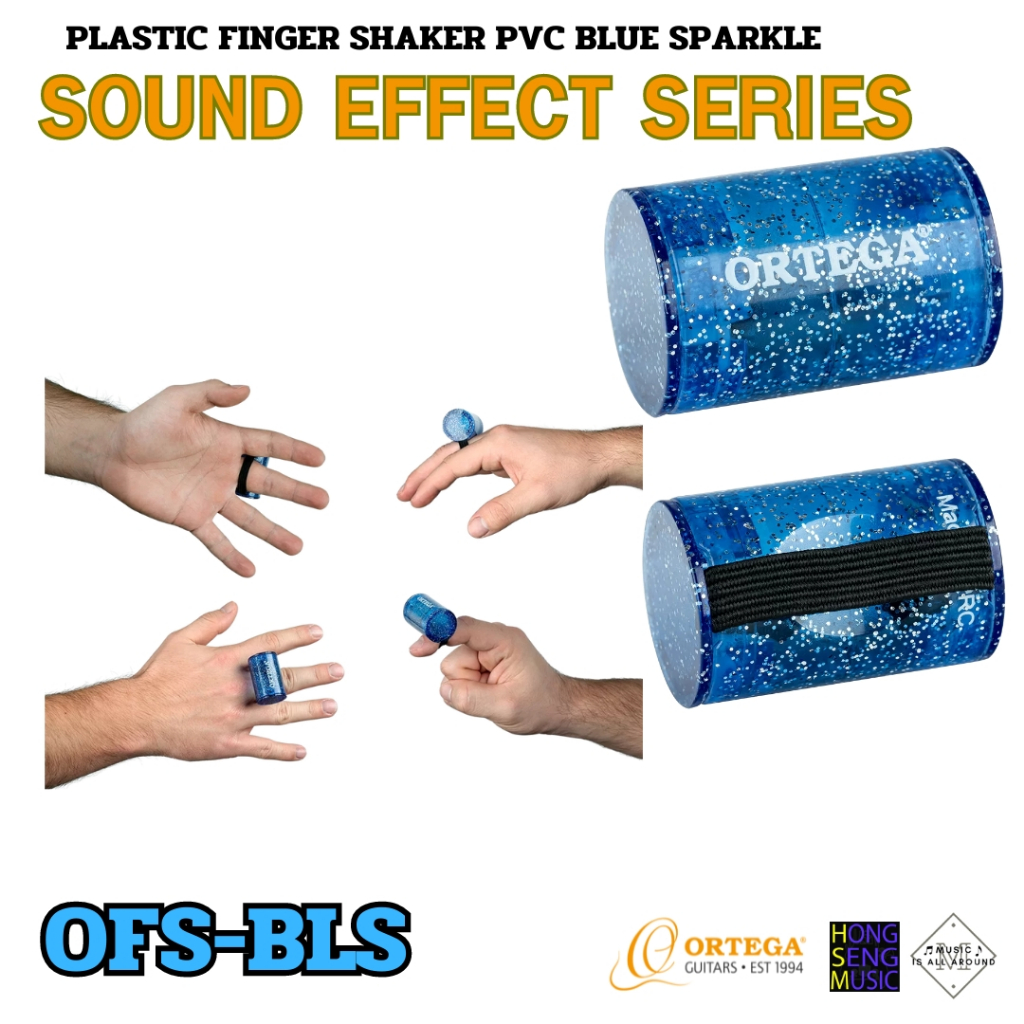 FINGER SHAKER Ortega รุ่น OFS-BLS Blue/Silver Sparkle