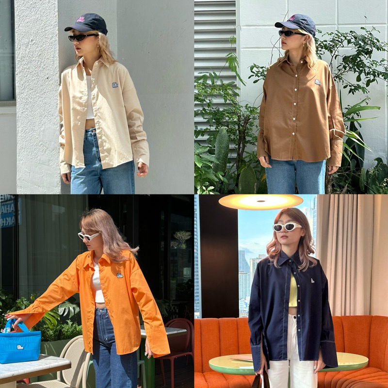 ENDOFMARCH | MARTIN SHIRT เสื้อเชิ้ตแขนยาว 4 สี ผ้า Cotton 100%