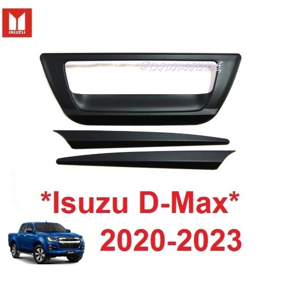 ครอบมือ เปิดท้าย เบ้ามือ Isuzu D-Max DMAX 2020 2021 2022 ดำด้าน อีซูซุ ดีแม็กซ์ ถาดรองมือเปิดท้าย เบ