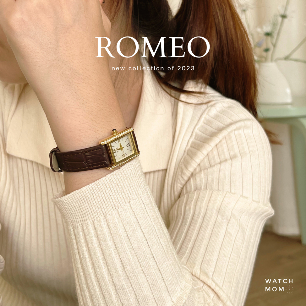 ( ลด 100.- ใส่โค้ด NP846 )  นาฬิกาผู้หญิง รุ่น ROMEO - momowatch