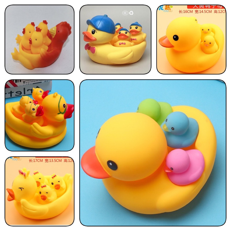 เป็ดมีเสียง ขายเป็นเซ็ท หลายแบบ พร้อมส่ง จากไทย ส่งของทุกวัน(มีส่งด่วน)