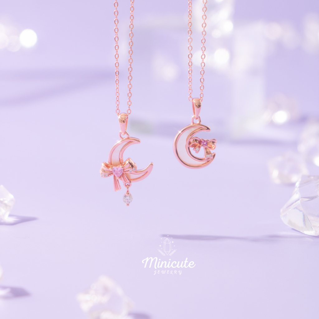 ส่งฟรี Minicutejewelry สร้อยคอเงินแท้925 Legend of moon สร้อยคอ จี้เงิน สร้อยเงิน สร้อยคอเจ้าหญิง เครื่องประดับเงินแท้