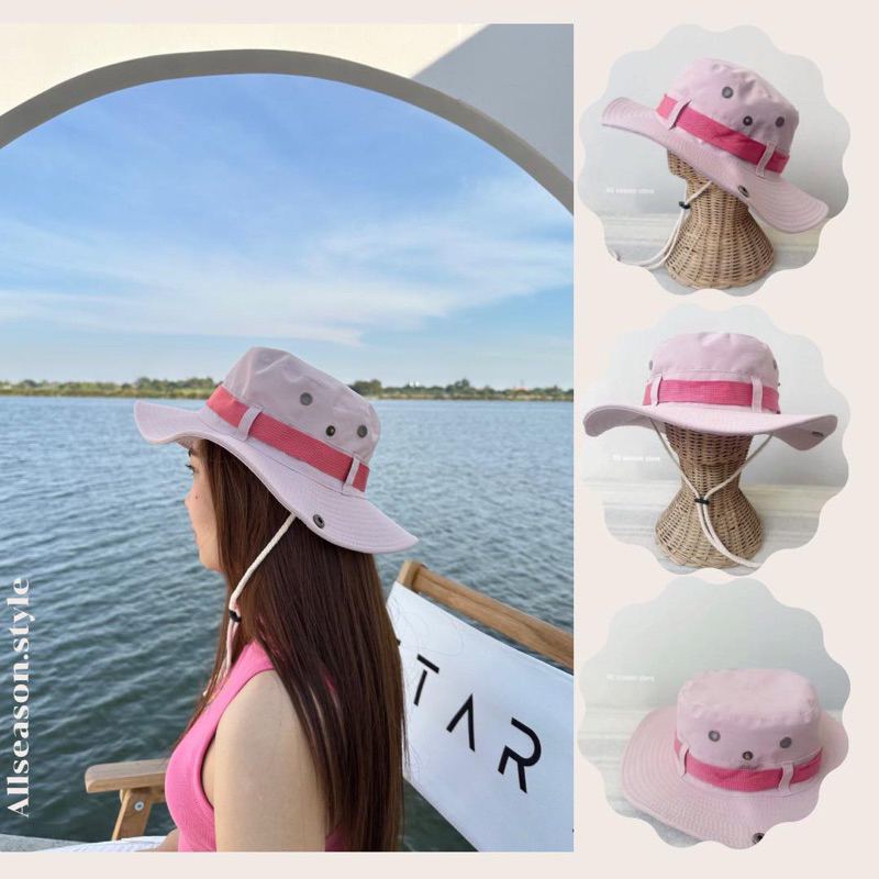 หมวกเดินป่า หมวกแคมป์ปิ้ง (Bucket-004)