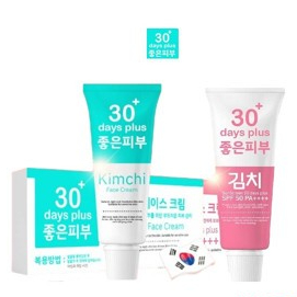 ครีมกิมจิ  เฟส ครีม 30 เดย์ พลัส Kimchi Facc Cream 30 days plus/Kimchi Sun Screen กิมจิ กันแดด 30+ d