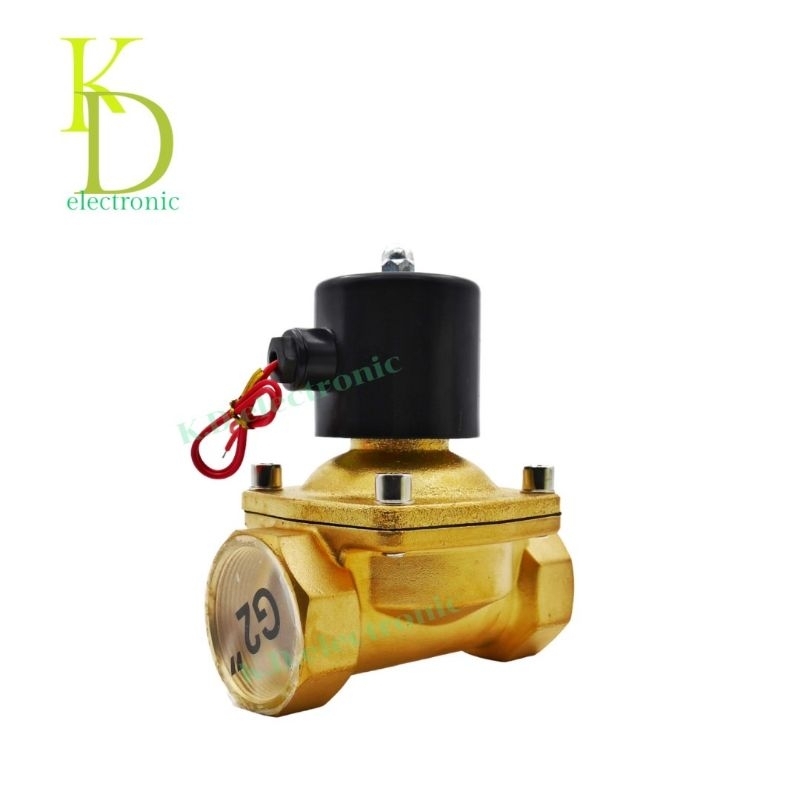 โซลินอยด์วาล์ว Solenoid Valve 2”(ทองเหลือง )ไฟ12v,24v,220vรุ่น 2W-500-50(ปกติปิด) สินค้าพร้อมส่ง