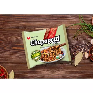 มาม่าเกาหลี จาปาเก็ตตี้ จาจังมยอน บะหมี่กึ่งสำเร็จรูป​ 137g 140g nongshim chapagetti 짜파게티 큰사발면