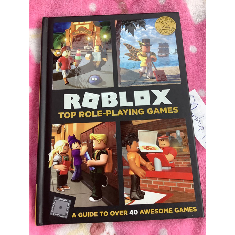 10หนังสือภาษาอังกฤษมือสอง Games guide2ปกแข็ง,Roblox top Role-playing games,a guide to over 40 Awesome games