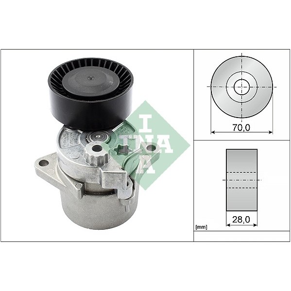 ลูกรอกสายพานหน้าเครื่อง BENZ W202 W203 W204 C209 W210 W211 W163 W220 VITO W638 W639 OM611 OM646