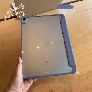 ⚡พร้อมส่ง⚡เคส iPad Air8 Gen11 Pro11 2024 Gen12 Acrylic ช่องเก็บปากกาซ้าย case ipad Gen9 Air6/7 11 13