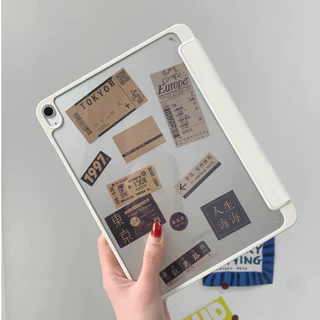 ⚡พร้อมส่ง⚡เคส iPad Air8 Gen11 Pro11 2024 Gen12 Acrylic ช่องเก็บปากกาซ้าย case ipad Gen9 Air6/7 11 13