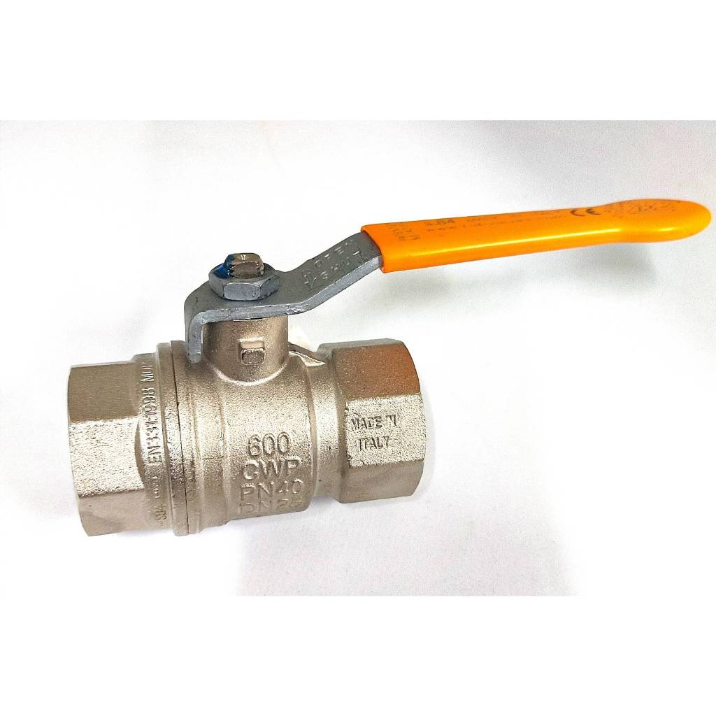 RUB บอลวาล์วทองเหลือง 600 CWP PN40 DN25 เกลียวในขนาด 1" ของแท้