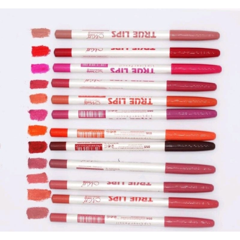 ดินสอเขียนขอบปาก ME NOW True Lips ยกกล่อง12สี