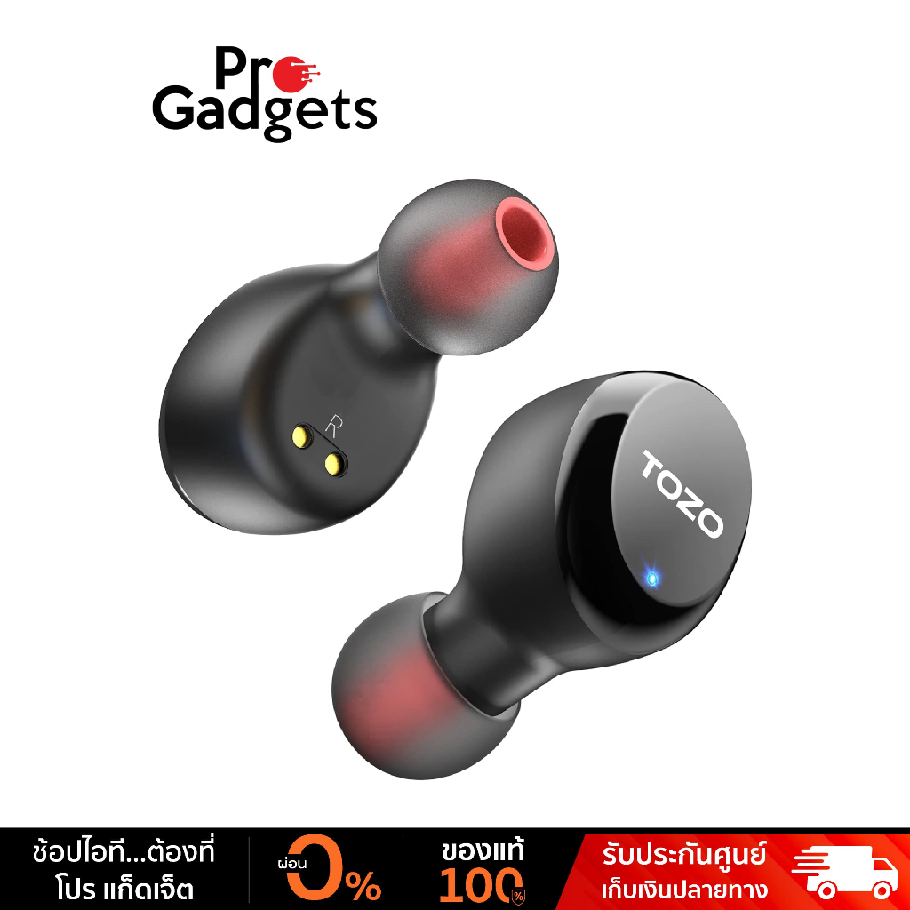 Tozo T6S True Wireless Earbuds Black หูฟังไร้สาย