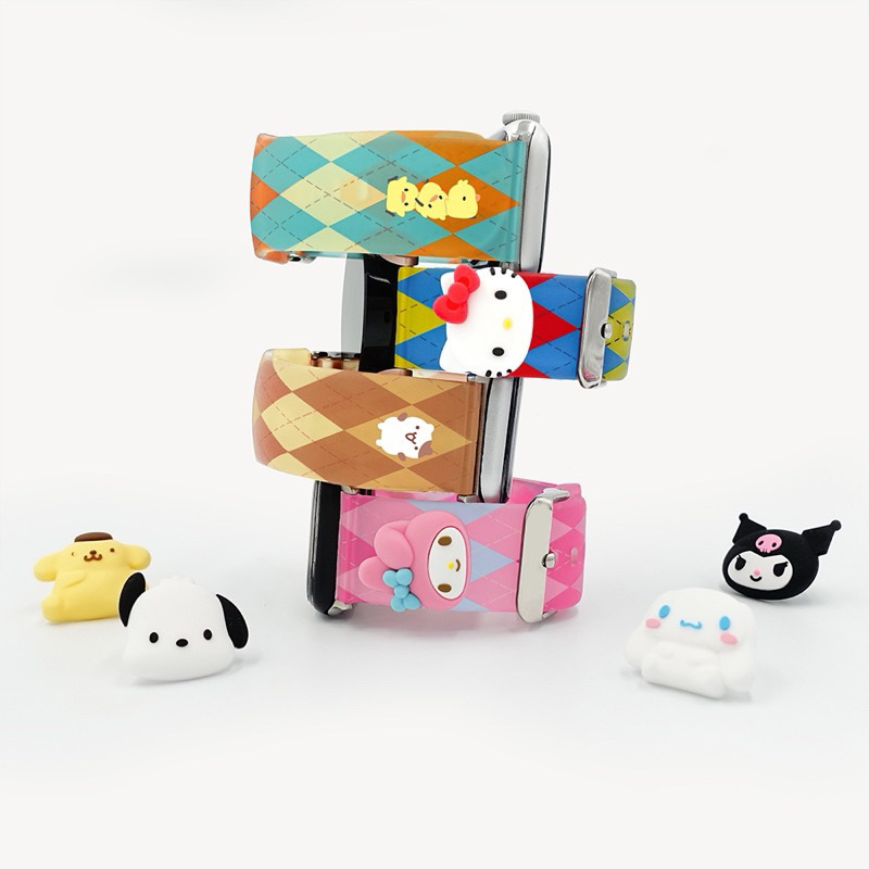 🌈 พร้อมส่ง ❤️ Sanrio Figure Hello Kitty / My Melody Watch Strap สายนาฬิกา ลิขสิทธิ์แท้ - รูปที่ 3