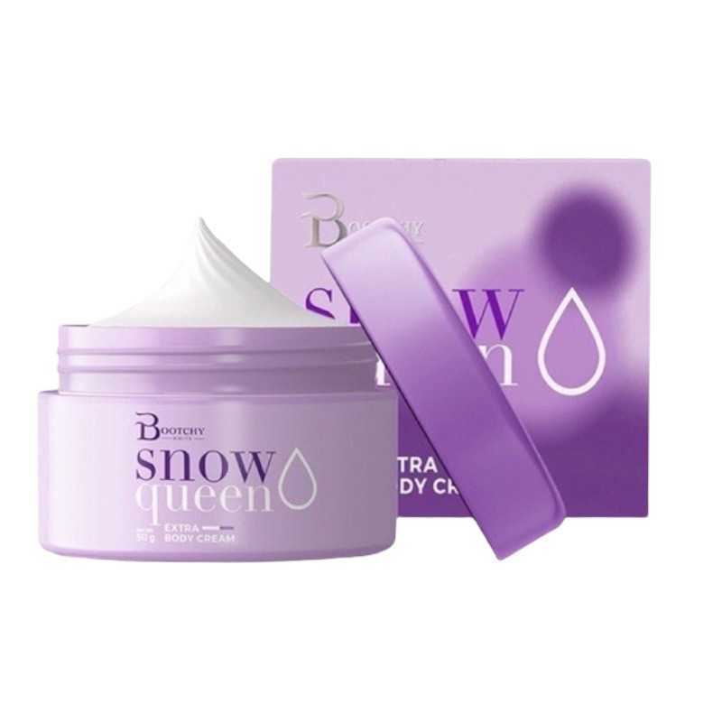 แท้% Bootchy white cream Snowqueen บูชชี่ไวท์ครีมรักแร้ขาว บูทชี่ไวท์ 50 กรัม