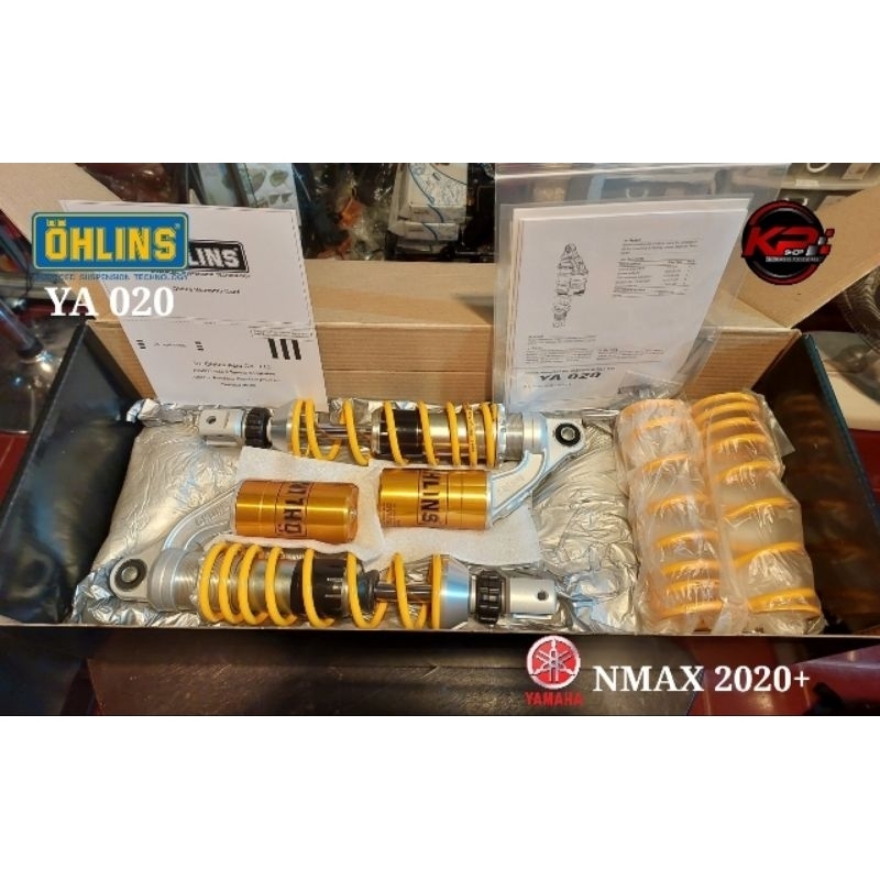 โช๊คหลัง OHLINS YA 020 FOR YAMAHA N-MAX2020-2022  (OHLINS รับประกัน 2 ปี)