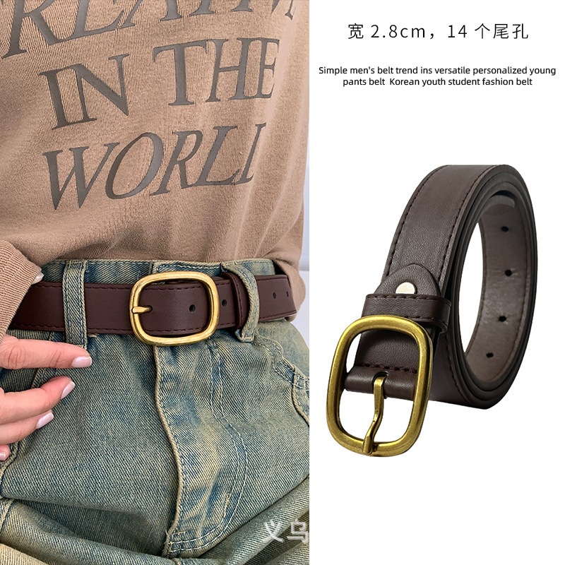 ❄️พร้อมส่งจ้า❄️ เข็มขัดผู้หญิง งานหนัง PU ใส่เก๋ๆๆ เท่ห์มากๆๆๆ ยาวพิเศษถึงเอว 43 นิ้ว - รูปที่ 2