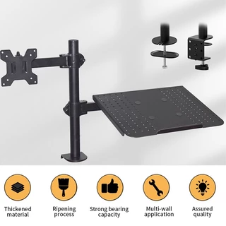 ขาตั้งจอคอม 17-32นิ้ว แต่งโต๊ะคอม Monitor Stand Arm 2-9kgแขนอะลูมิเนียมคู่ ขาตั้งโต๊ะแล็ปท็อป