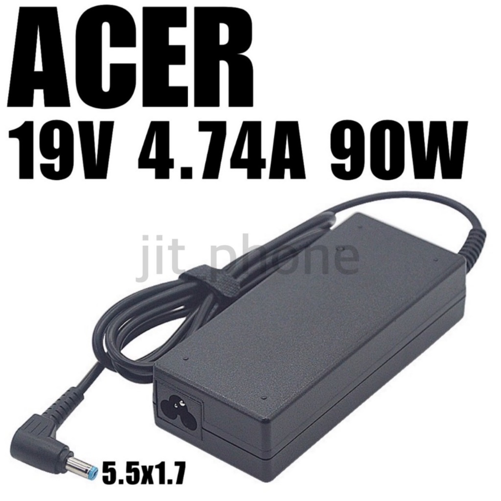Adapter Acer(ใหญ่) 19V/4.74A 5.5*1.7mm แถมสาย AC (รับประกัน 3 เดือน)