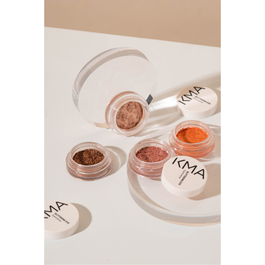 KMA อายแชโดว์ GLITTERING EYE 3g. กลิตเตอร์ เนื้อฟิล์ม สีชัด ฉ่ำ ติดทน! ราคา ถูกที่สุด ดีลบีเคเค แกลเลอรีภาพที่ 6
