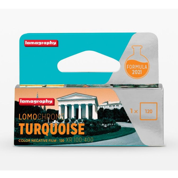 ฟิล์มสี 120 LomoChrome Turquoise 120 ISO 100–400 Medium Format lomo Film ฟิล์ม 120 lomography