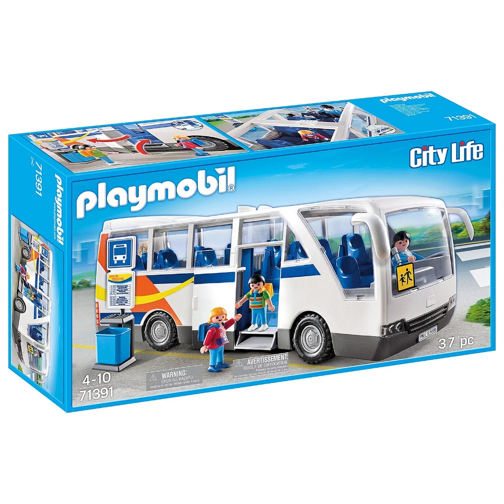 Playmobil 71391 Exclusive School Bus แอคชั่นฟิกเกอร์ เอ็กซ์คลูซีฟ รถบัสโรงเรียน