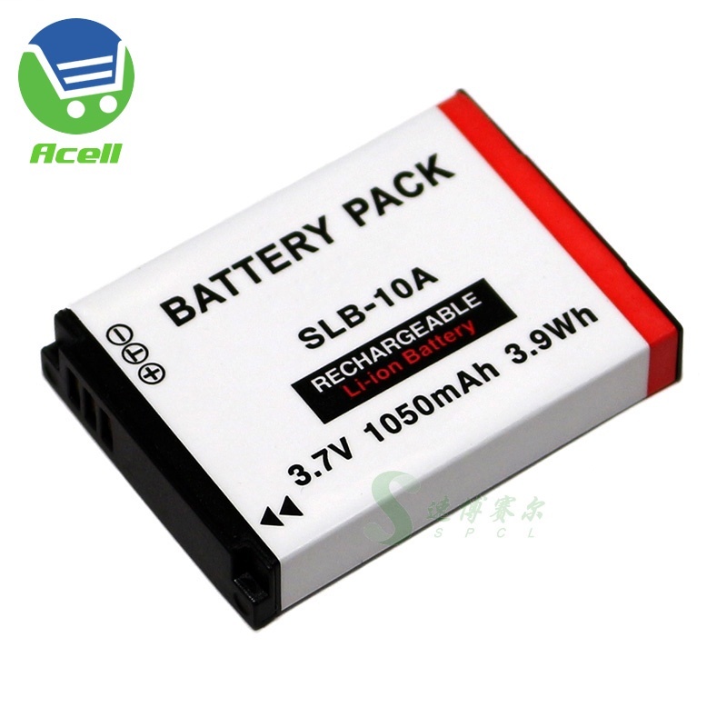 SLB-10A FJ-SLB-10A Battery for HP lc200w Wireless Mini Camcorder ac200 ac200w ac300 ac300w Action Ca