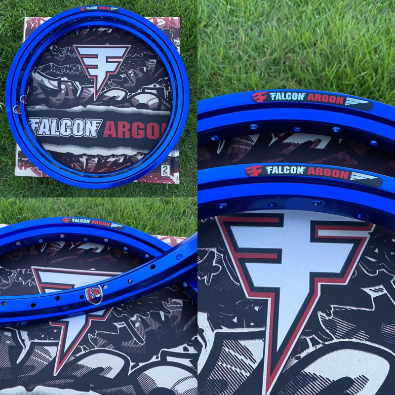 วงล้อ FALCONE ARGON ทรงเอล้อเงางานสวยราคาต่อ 1คู่ได้2วง 1.4-17