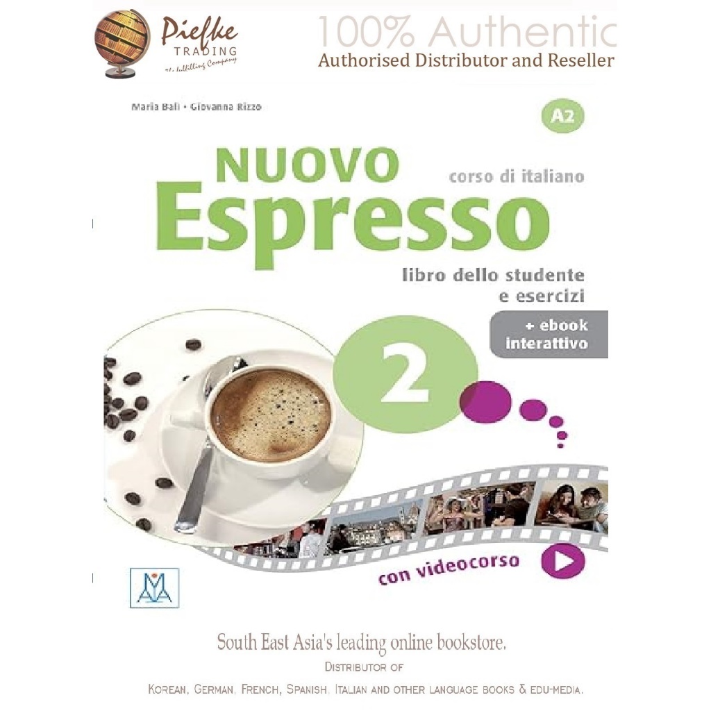 Nuovo Espresso: Student book + interactive ebook 2 - 9788861826809 (100% Authentic)